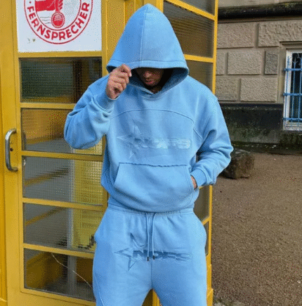 Nofs Sky Blue On Sky Blue Tracksuit