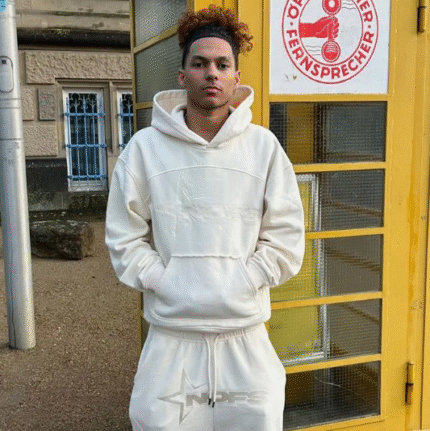 None Of Us Beige On Beige Tracksuit