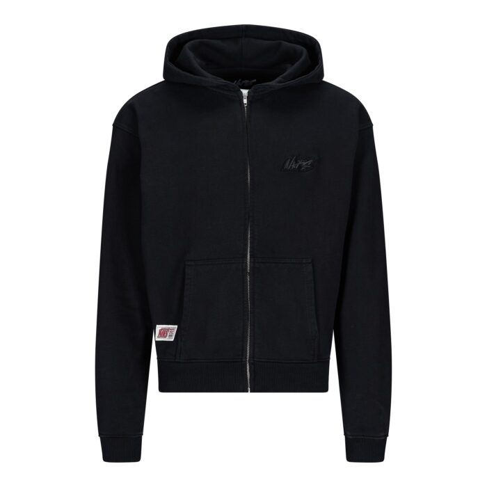 Black Basic Nofs Zipper