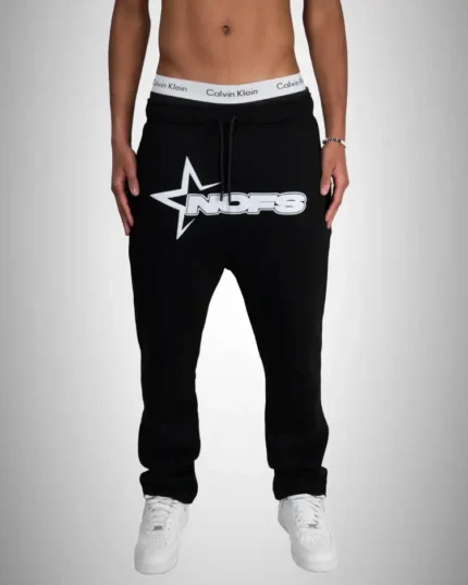 NOFS BLACK SWEATPANTS JOGGERS 1