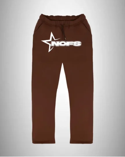 NOFS BROWN SWEATPANTS JOGGERS