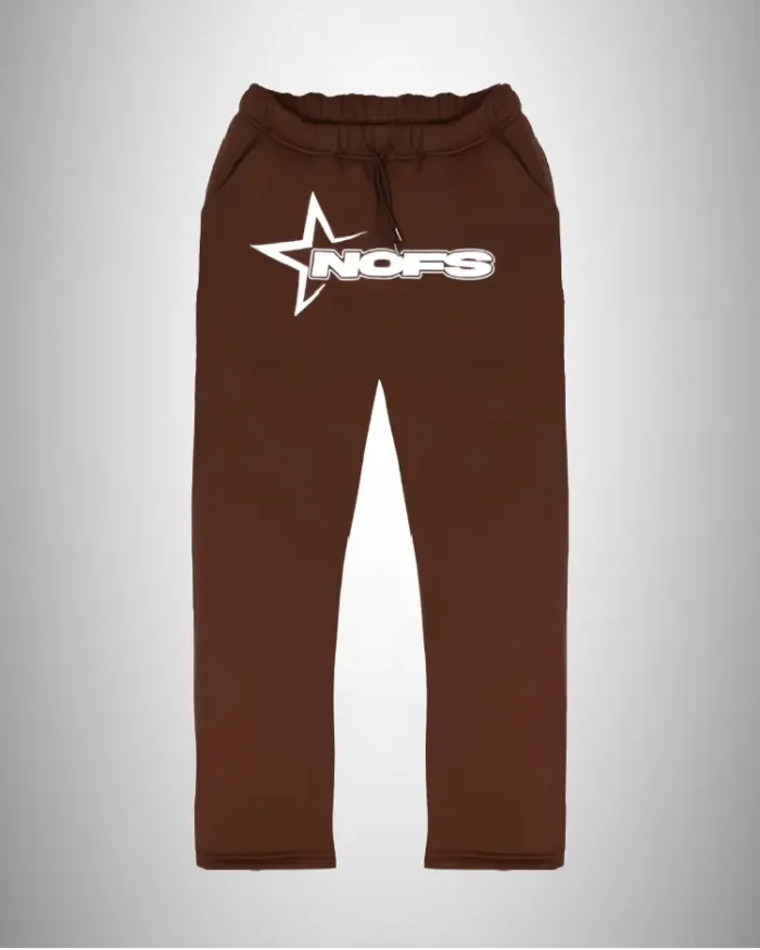 NOFS BROWN SWEATPANTS JOGGERS