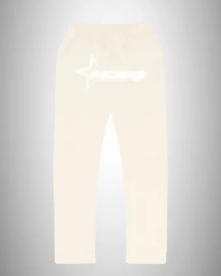 NOFS CREAM SWEATPANTS JOGGERS