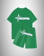 NOFS Short With T Shirt Summer Set – Green