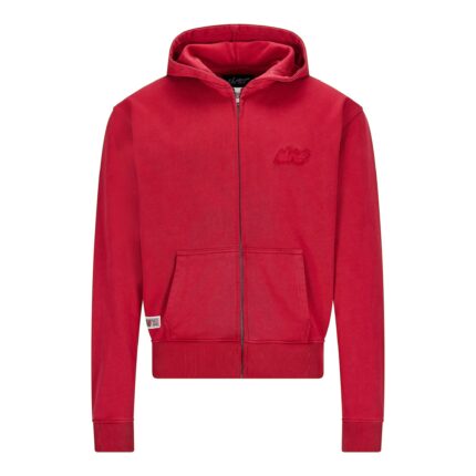 Red Basic Nofs Zipper