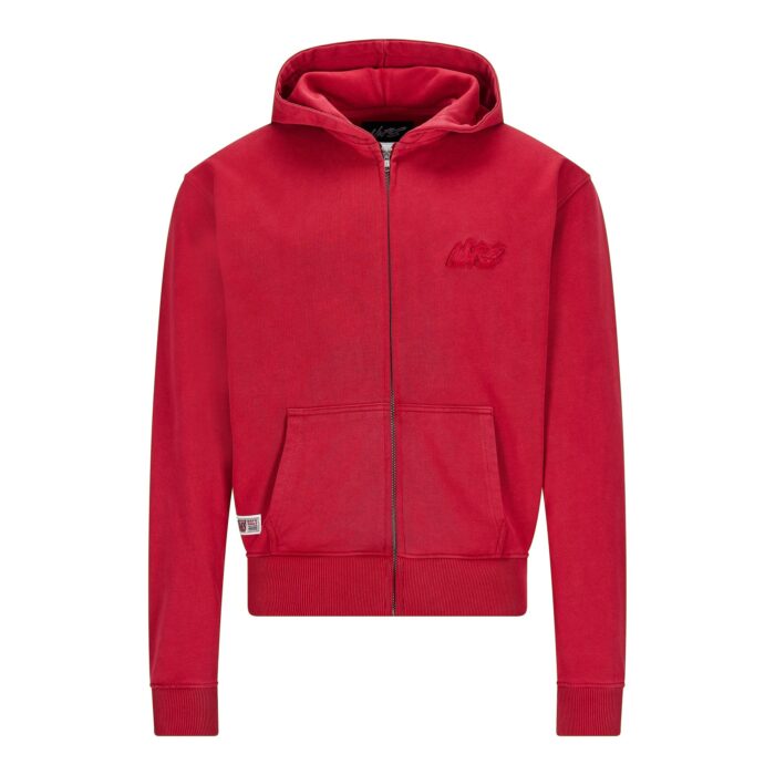 Red Basic Nofs Zipper